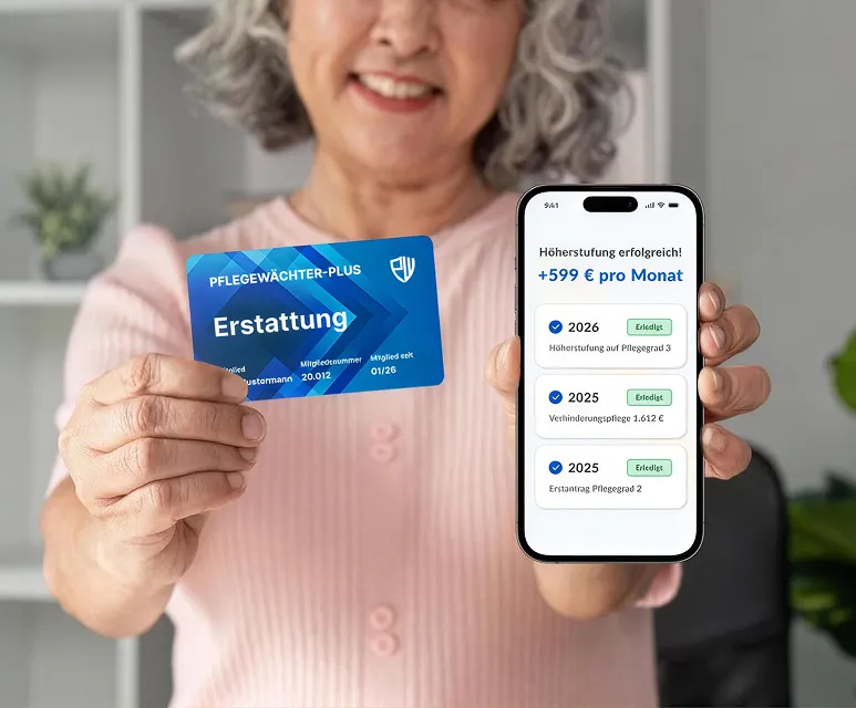 Rückerstattung der Pflegekasse für Pflegewächter Leistungen