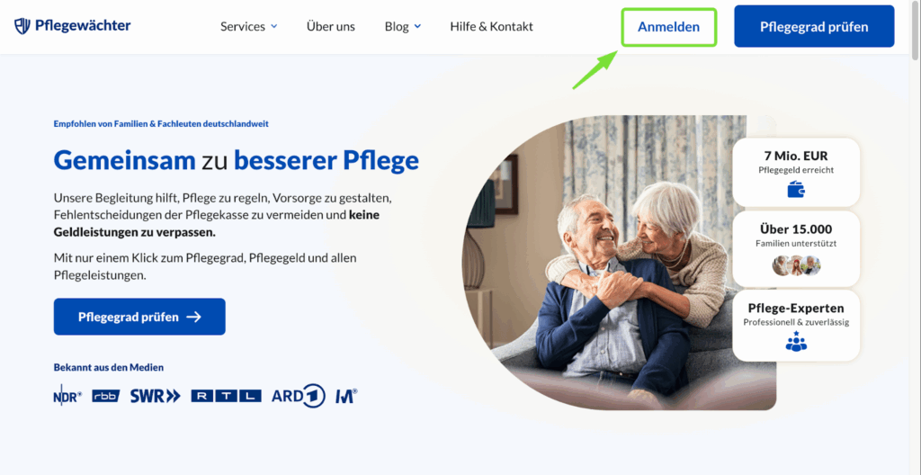 Wo finde ich mein Kundenkonto? 1